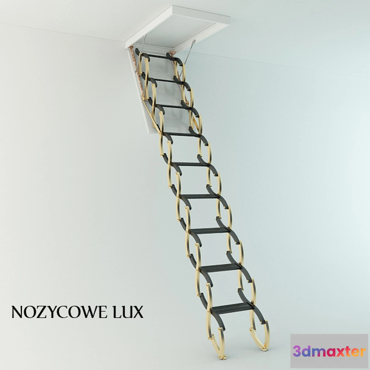 1289616 - Extension ladder NOZYCOWE LUX 3D Max