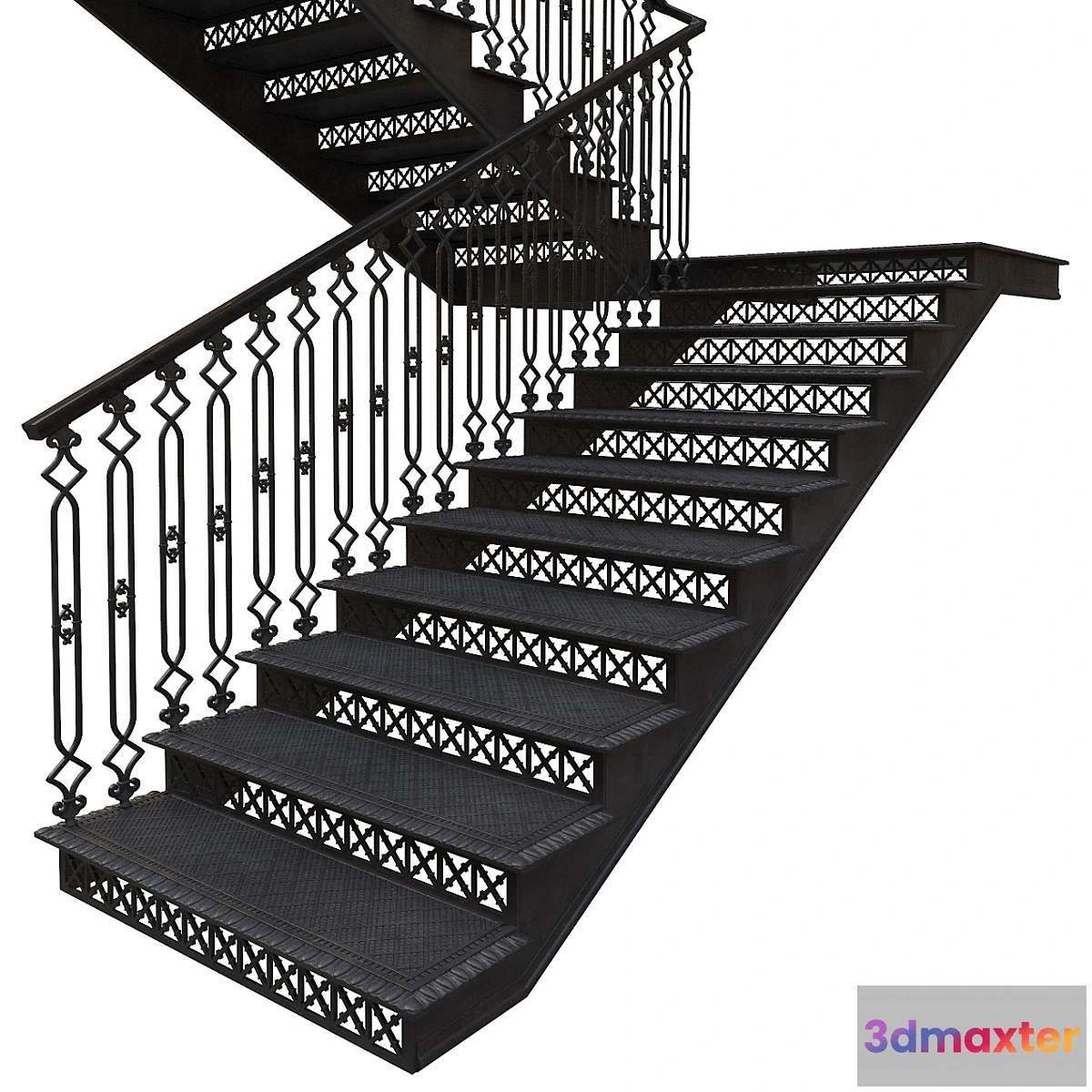 1312443 - Cast-iron staircase 3D Max