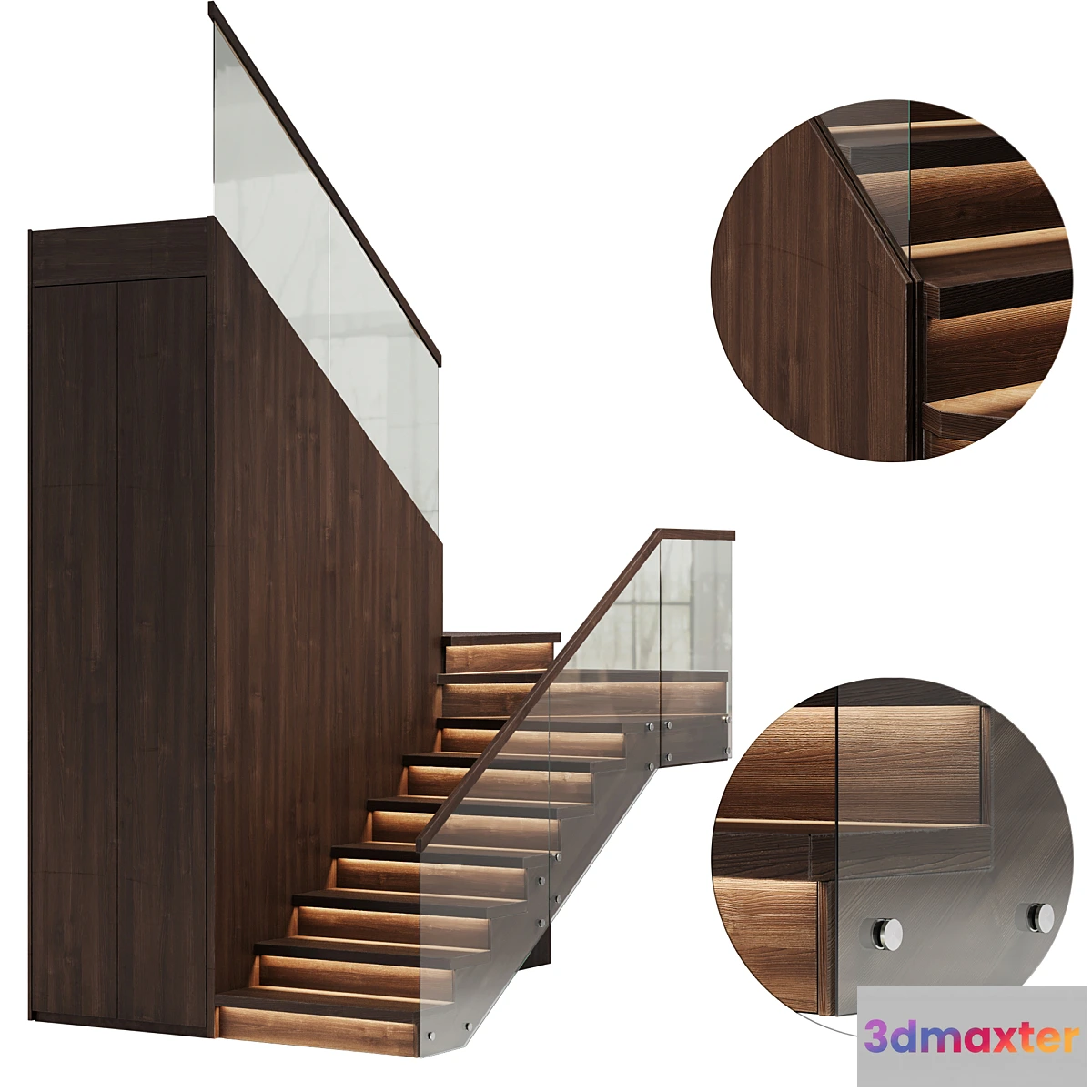 1313036 - Modern stairs 2 3D Max