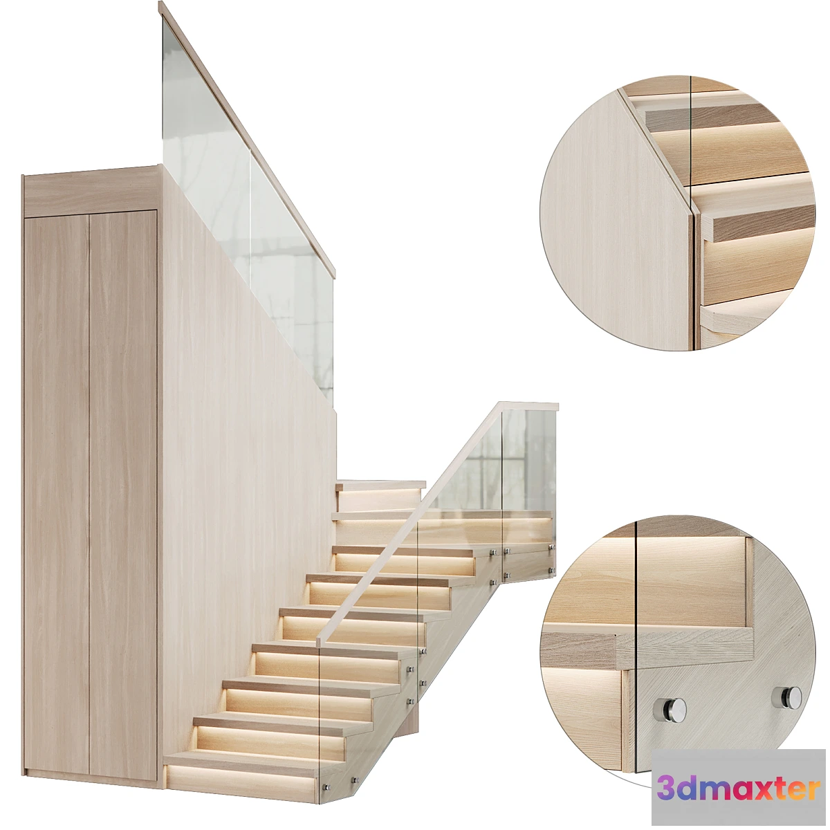 1344485 - Modern stairs 3 - No.2 3D Max