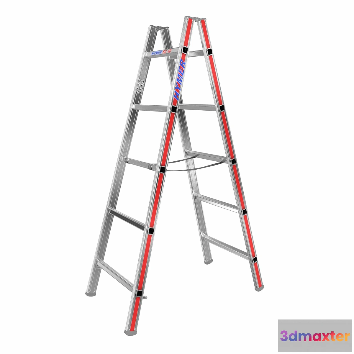 1345705 - Hymer 4023 aluminum ladder 3d model 3D Max