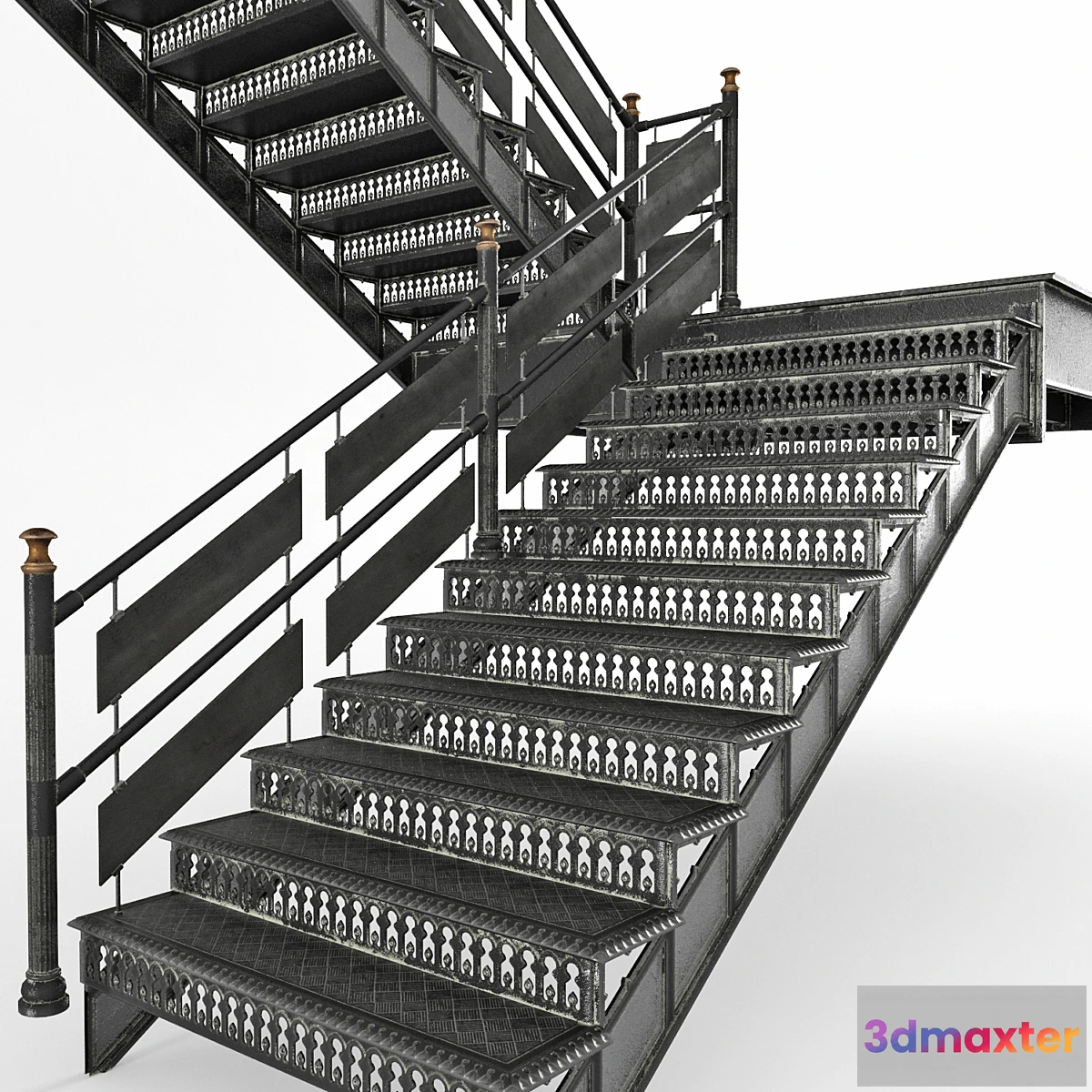 1413214 - cast-iron staircase 3D Max
