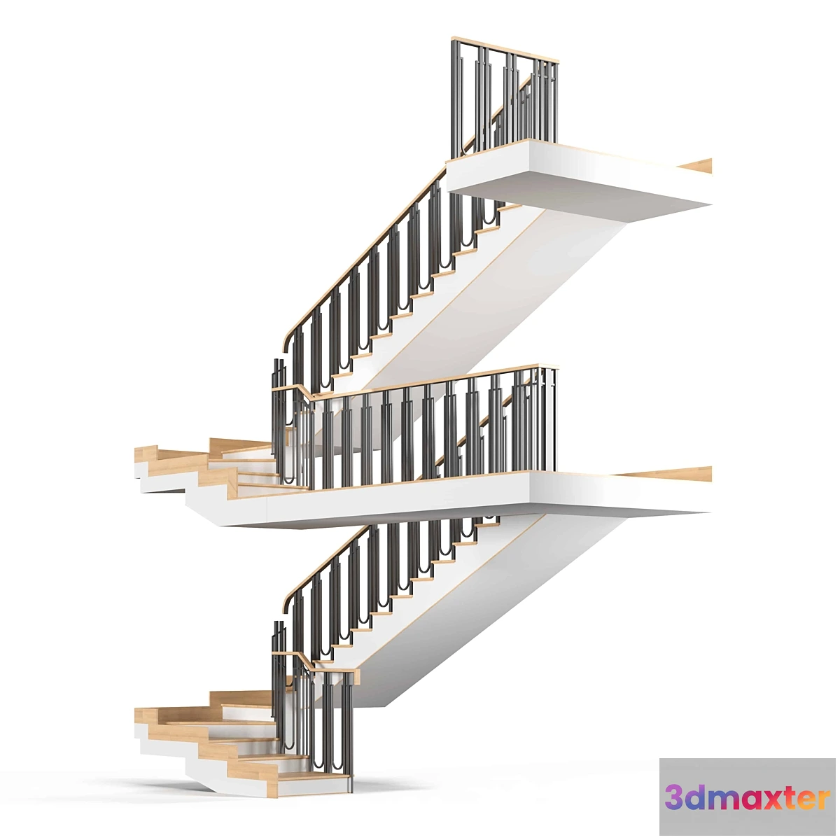 1421028 - Classic stairs 3D Max