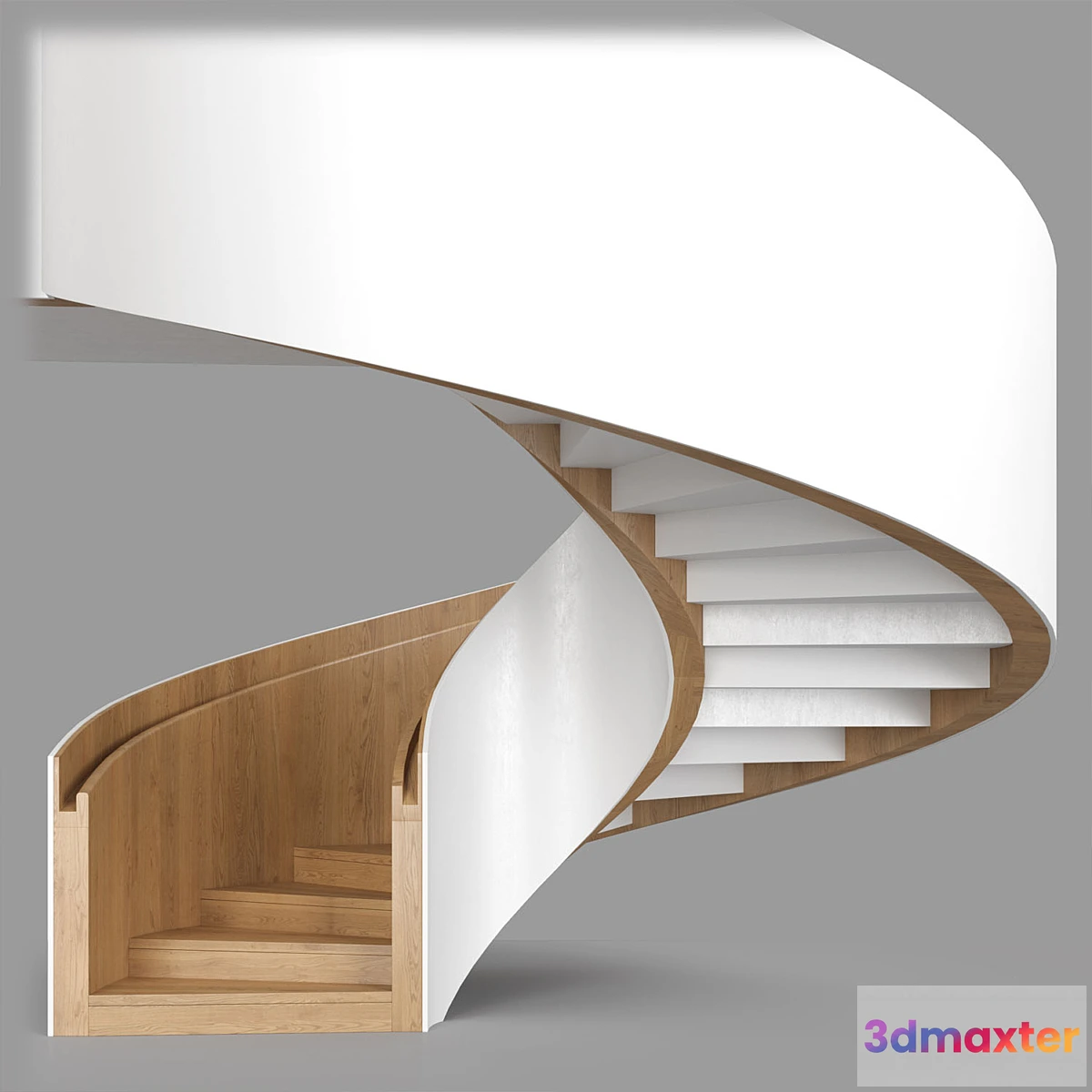 1428142 - spiral stair 01 3D Max