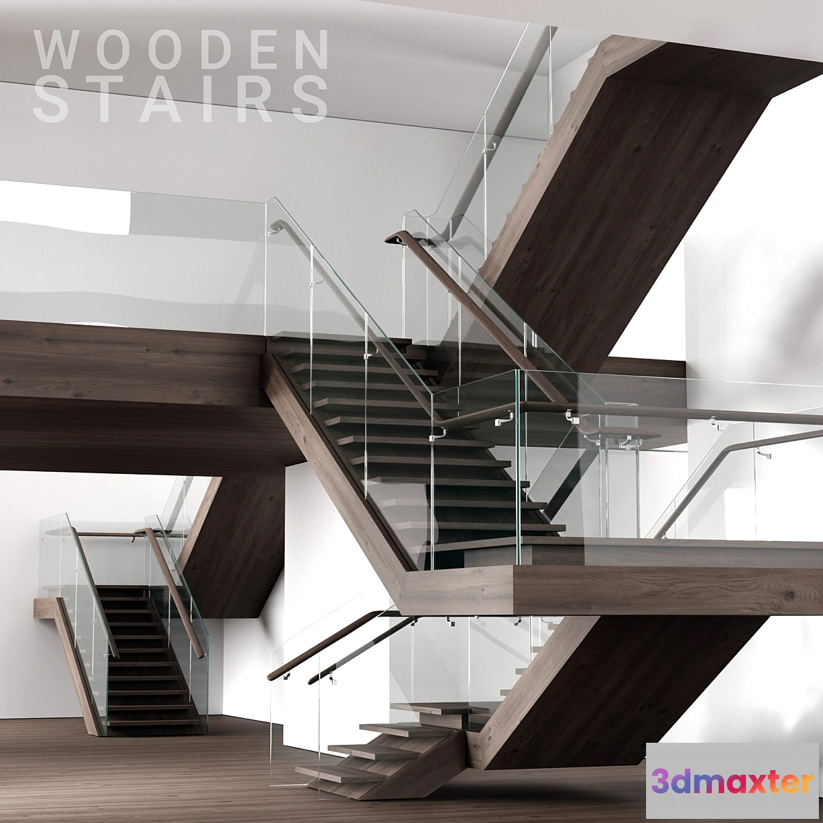 1435188 - Wooden stairs 2 3D Max