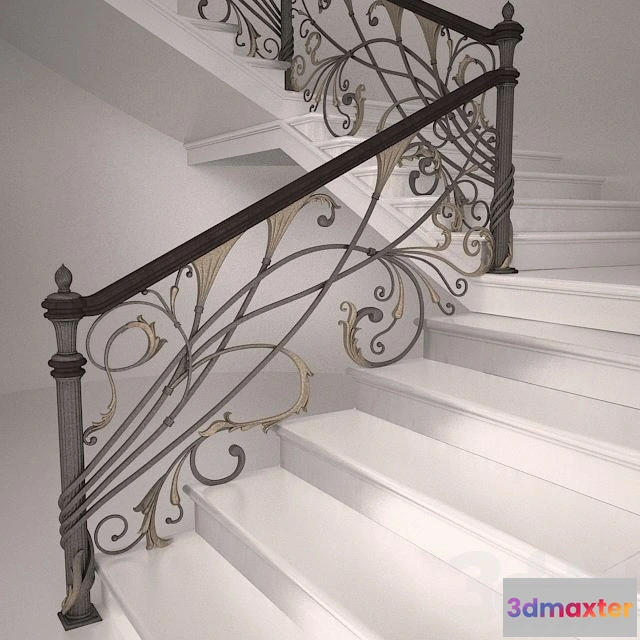 1541957 - Forged banisters 3D Max