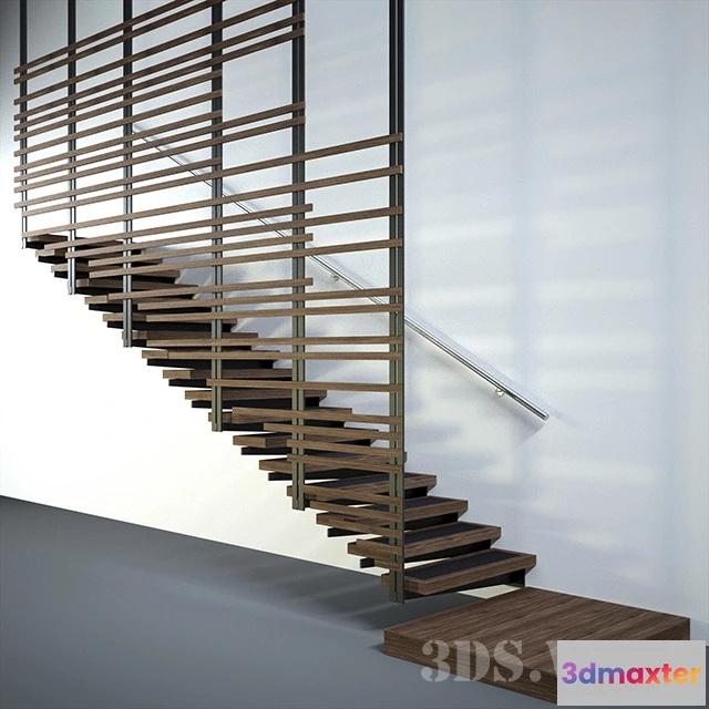 1667032 - other-models - WOOD STAIR 3D Max
