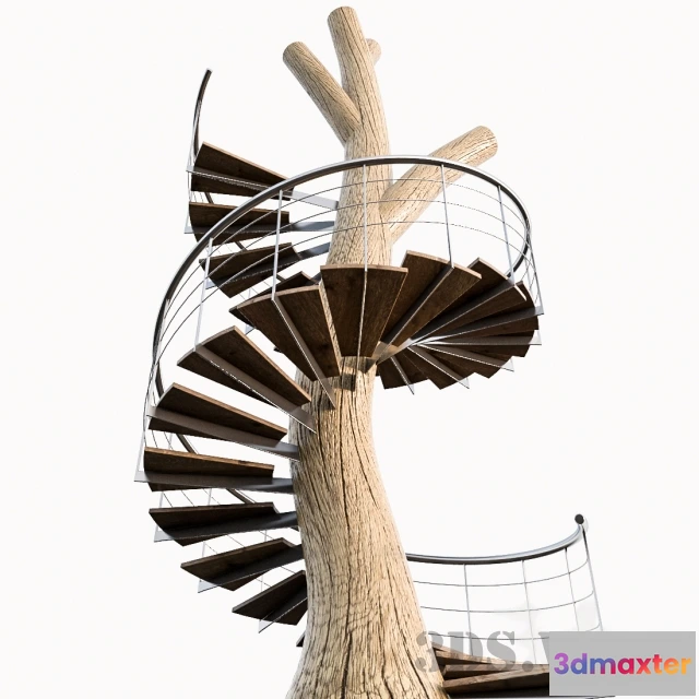 1667072 - other-models - Ladder around the tree 3D Max