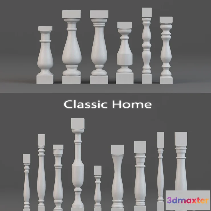 627347 - Balusters Classic Home and Gaudi Decor