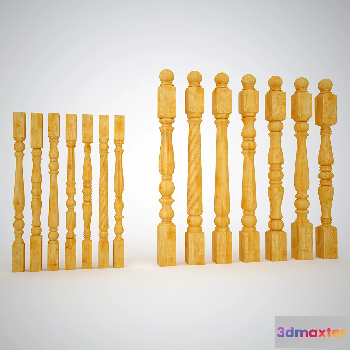 633999 - A collection of columns and balusters