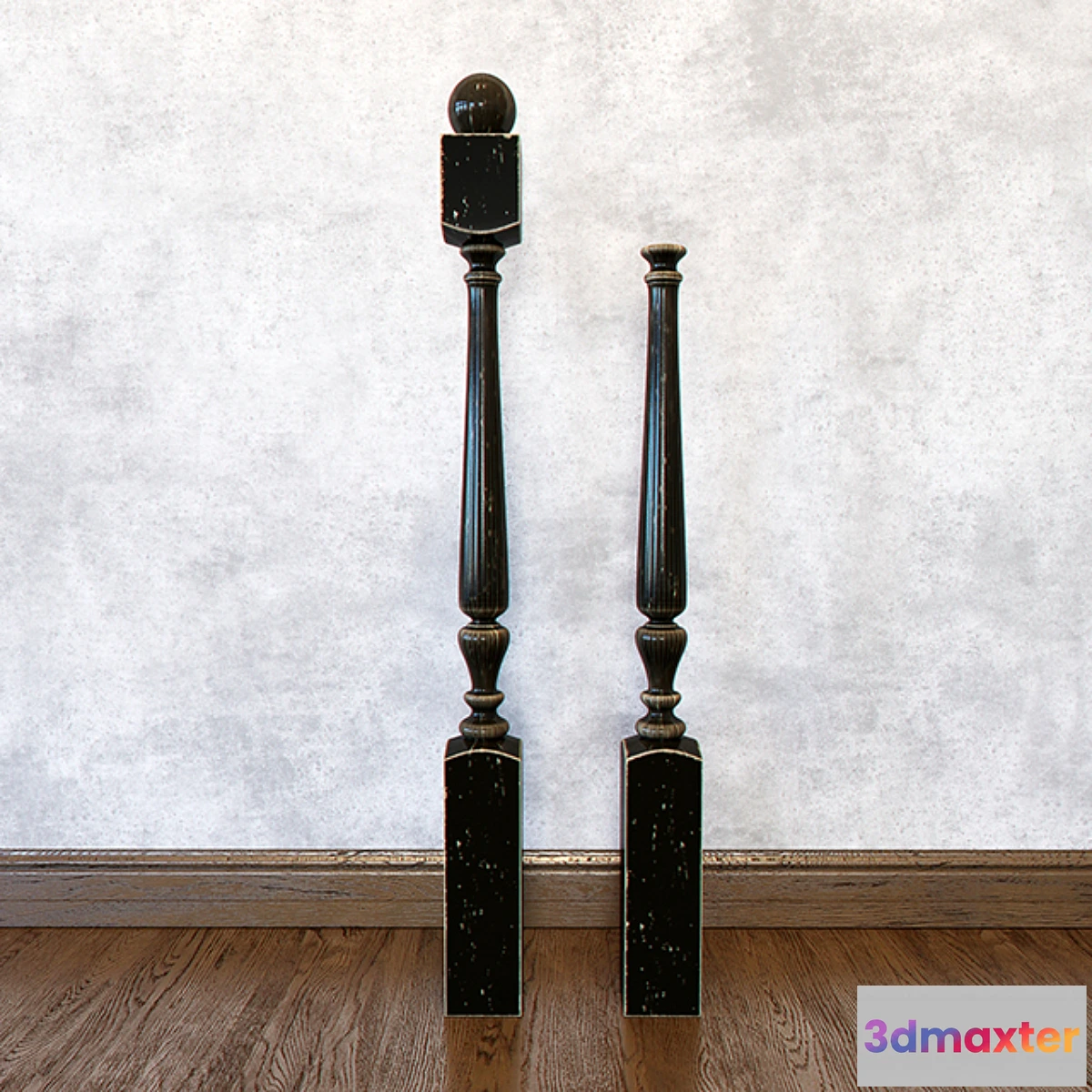 651953 - Wooden balusters