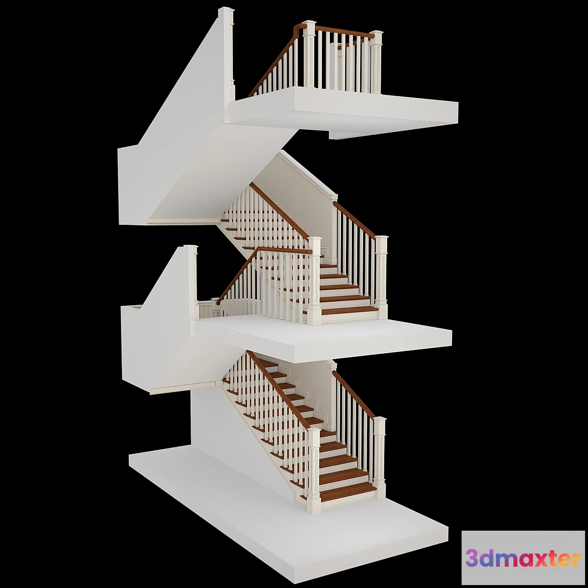 651959 - Stairs in colonial style