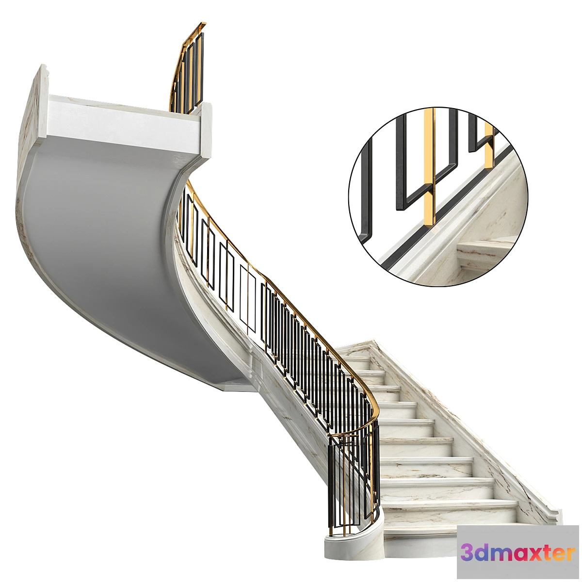 755507 - Neoclassical staircase - No.2