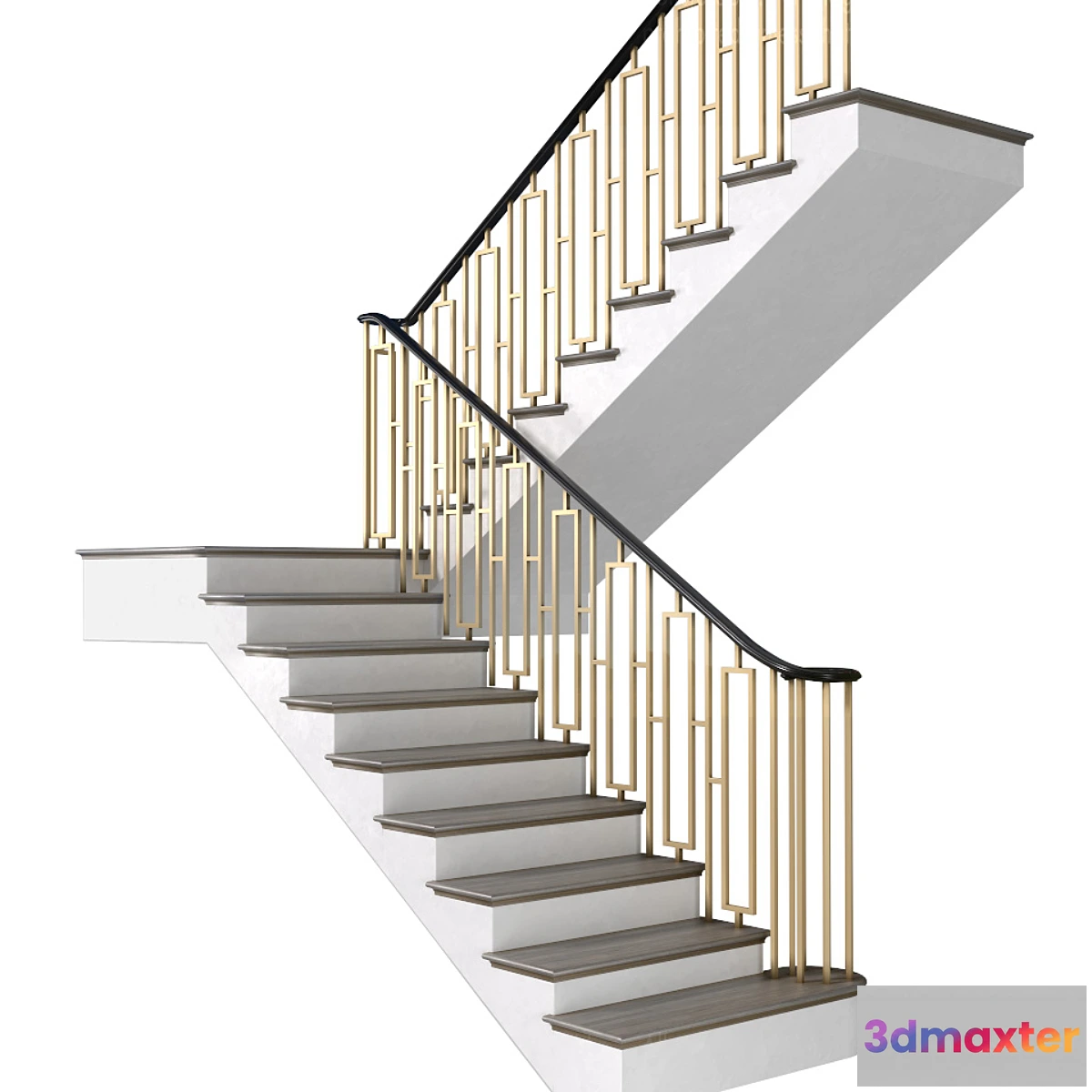 755525 - Modern staircase in Art Deco style. - No.2