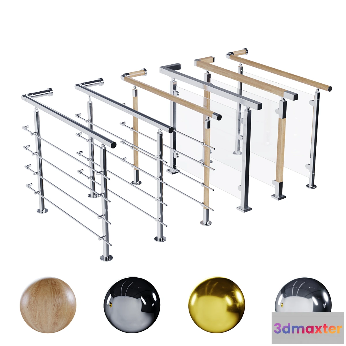 755537 - Stainless steel railing 01 - No.2