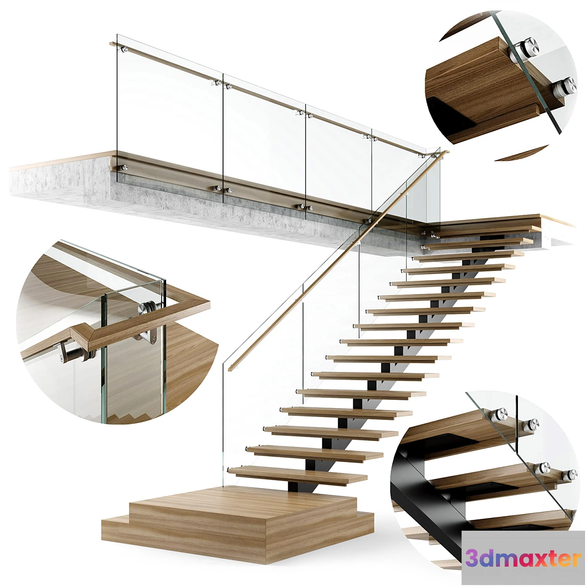 755547 - Modern interior stair 06