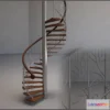 803600 - staircase with forged handrails