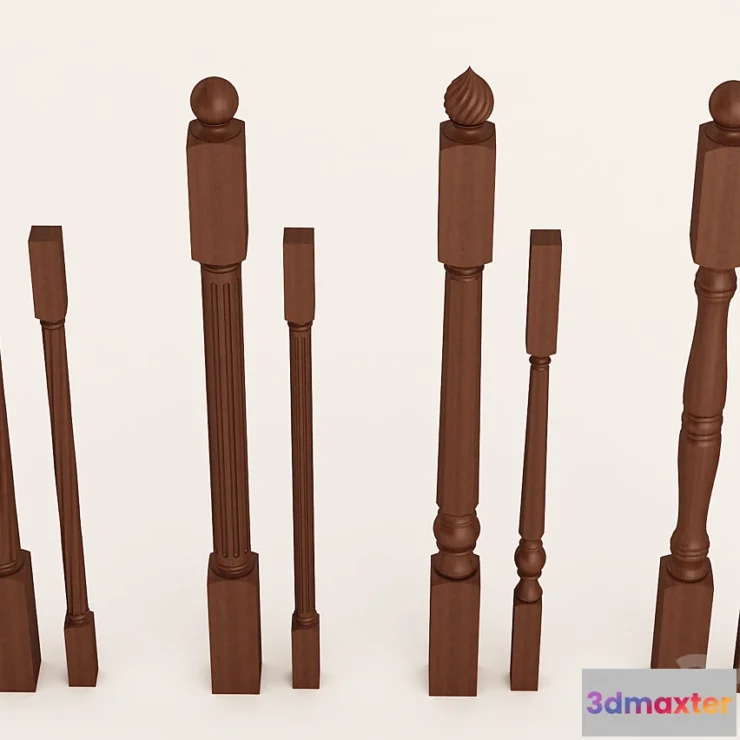 803646 - Balusters wooden