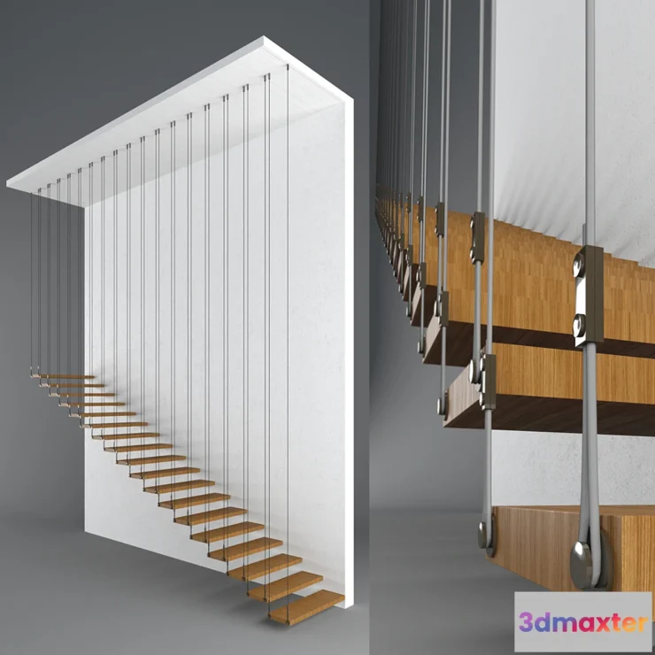 809854 - Staircase on cables