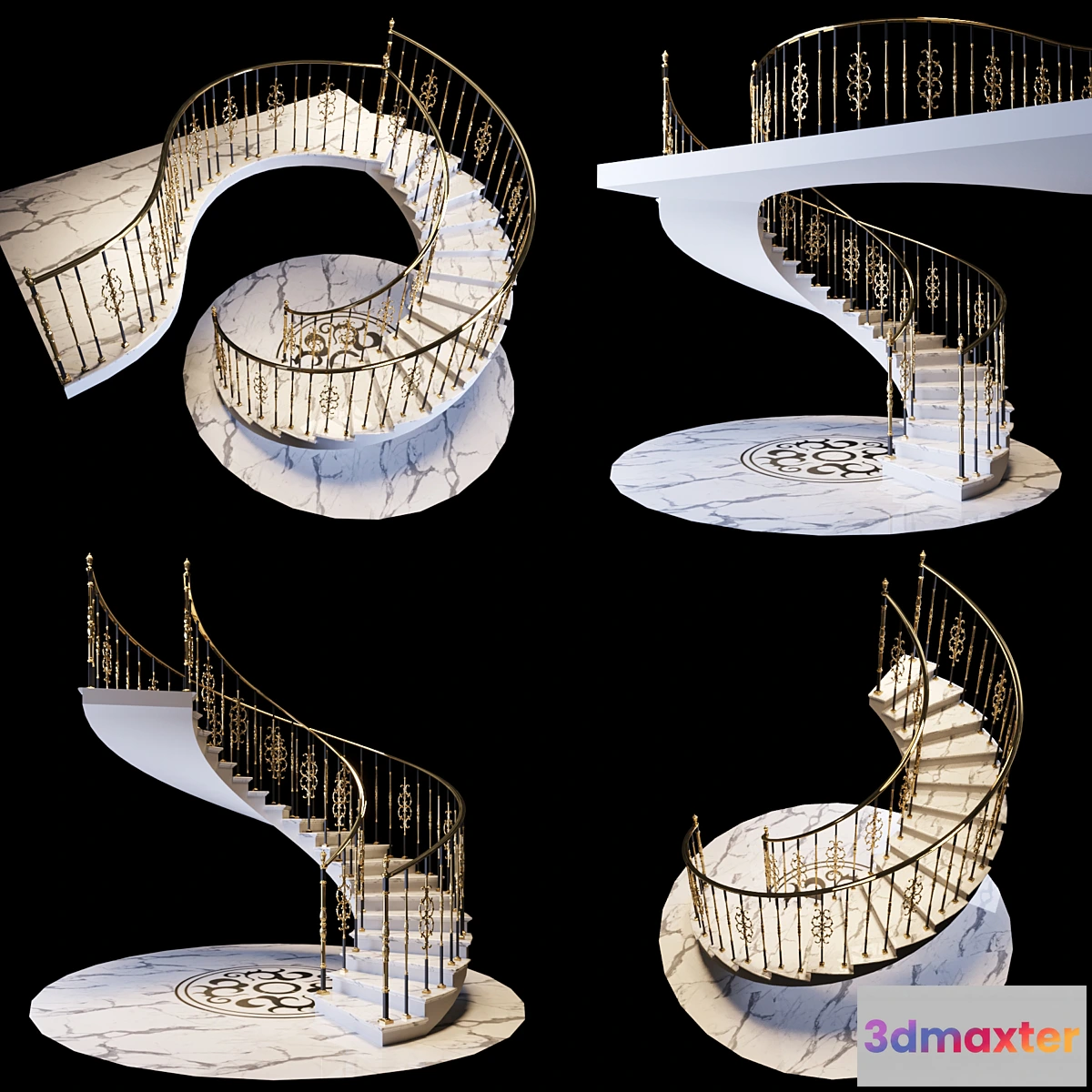 819826 - Staircase with handrails - No.2