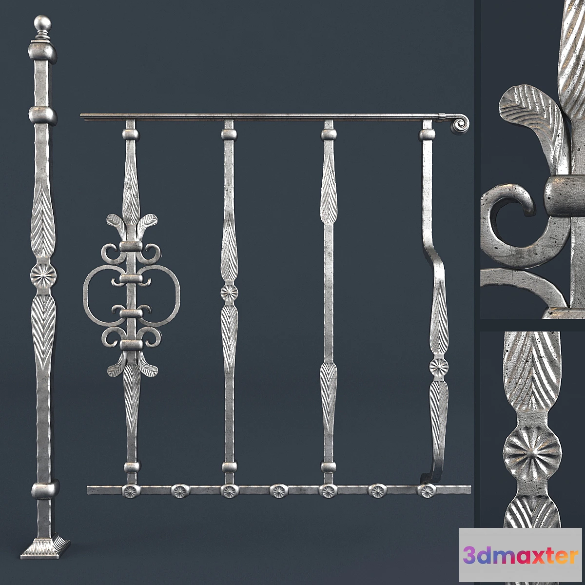 897680 - stairs Forged fences - No.2