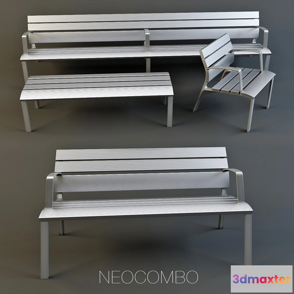 1277860 - Bench Neocombo 3D Max