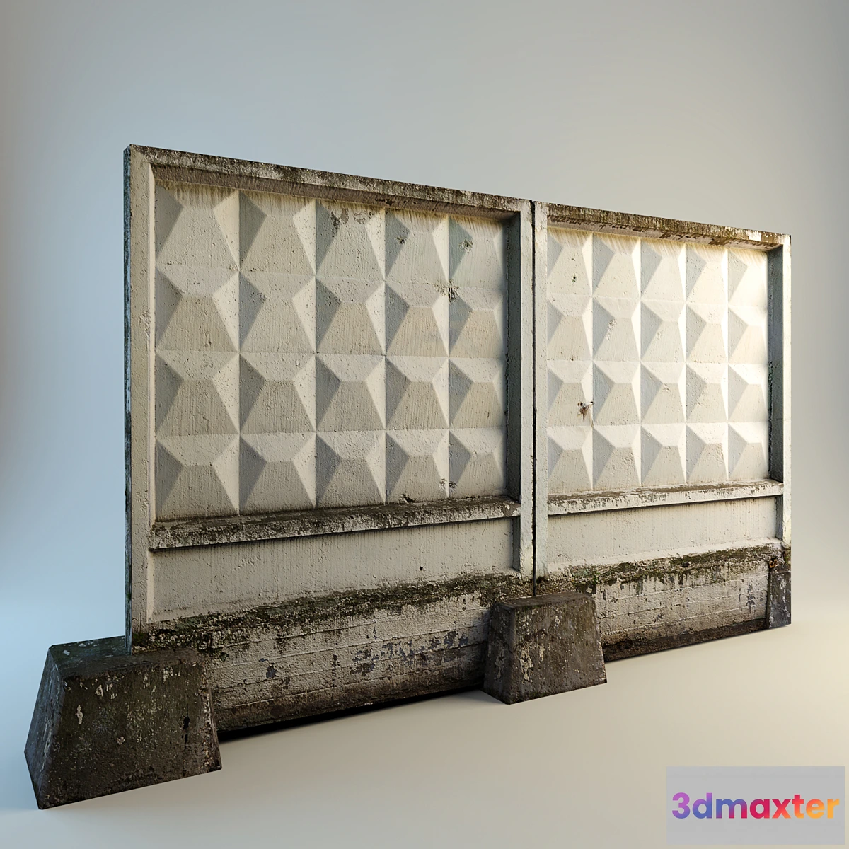 1281138 - In concrete fence 2 3D Max