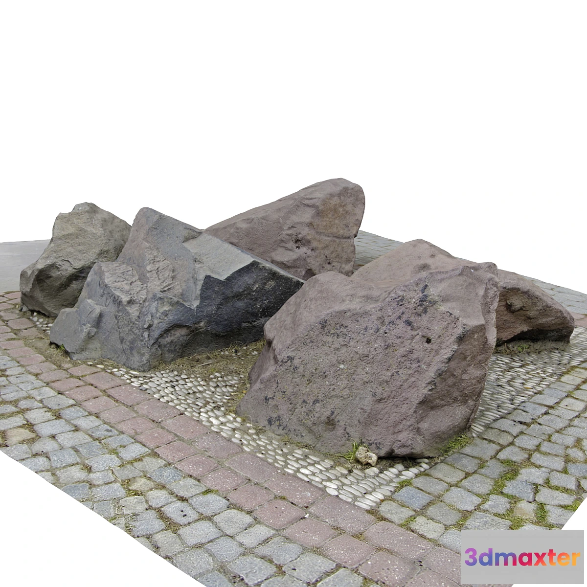 1300845 - Stones for the city park 3D Max