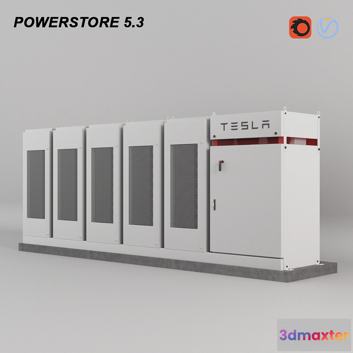 1302903 - POWER PACK TESLA 3D Max
