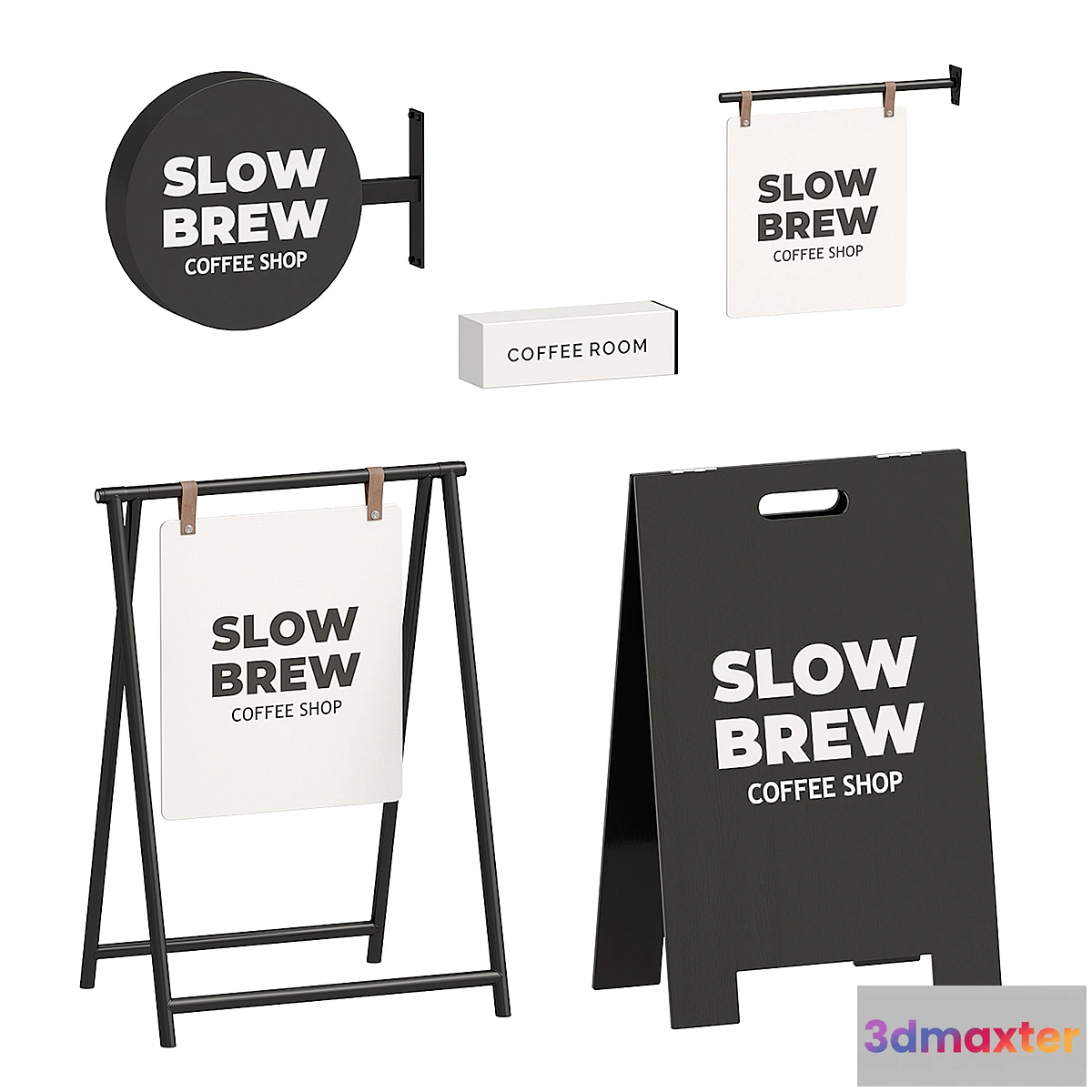 1317905 - Advertising coffeeshop 3D Max