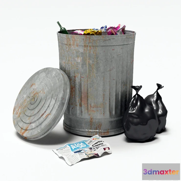 1319921 - Recyclebin 3D Max