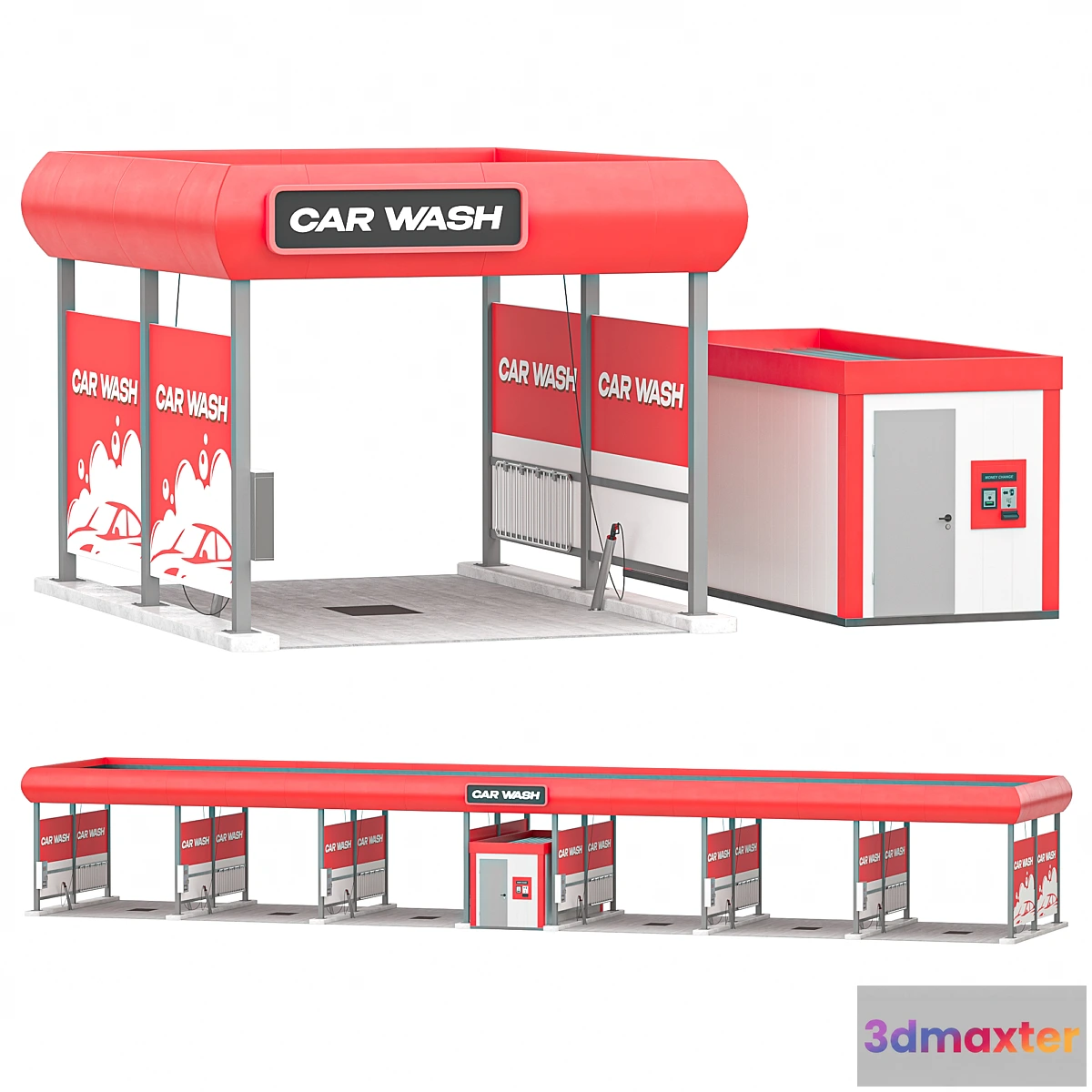 1324470 - Self-service car wash 3D Max