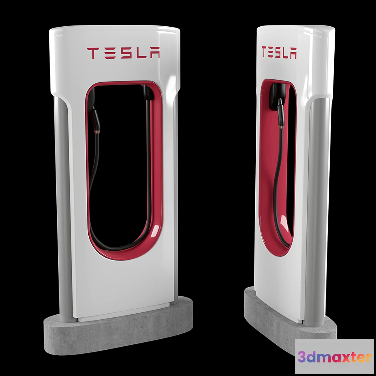 1324902 - Tesla charge station 3D Max