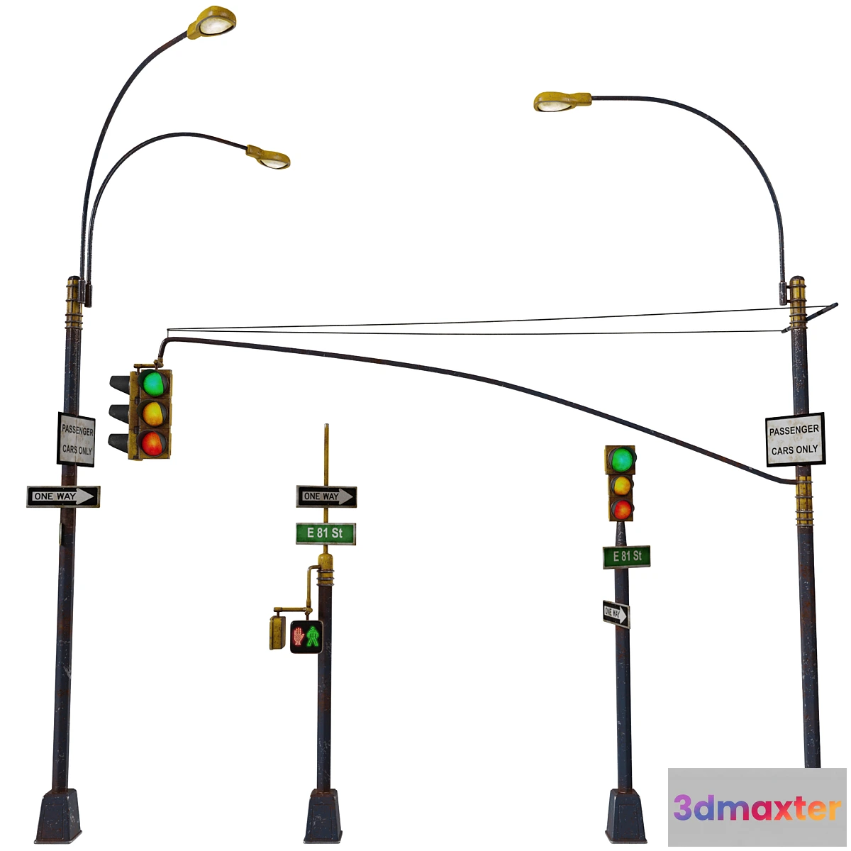 1324915 - NY Street Traffic Lights - No.2 3D Max