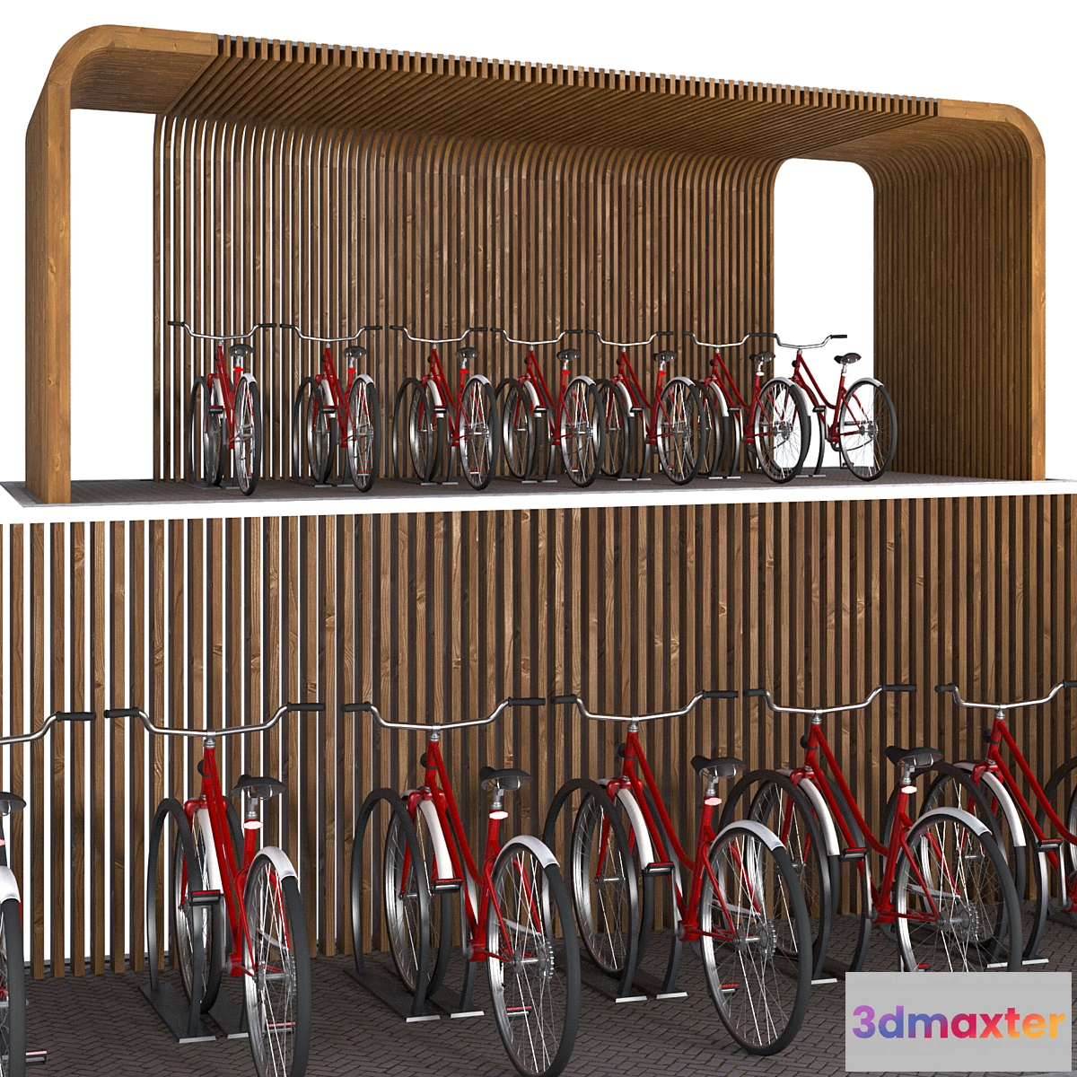 1327443 - Bicycle Parking - No.2 3D Max