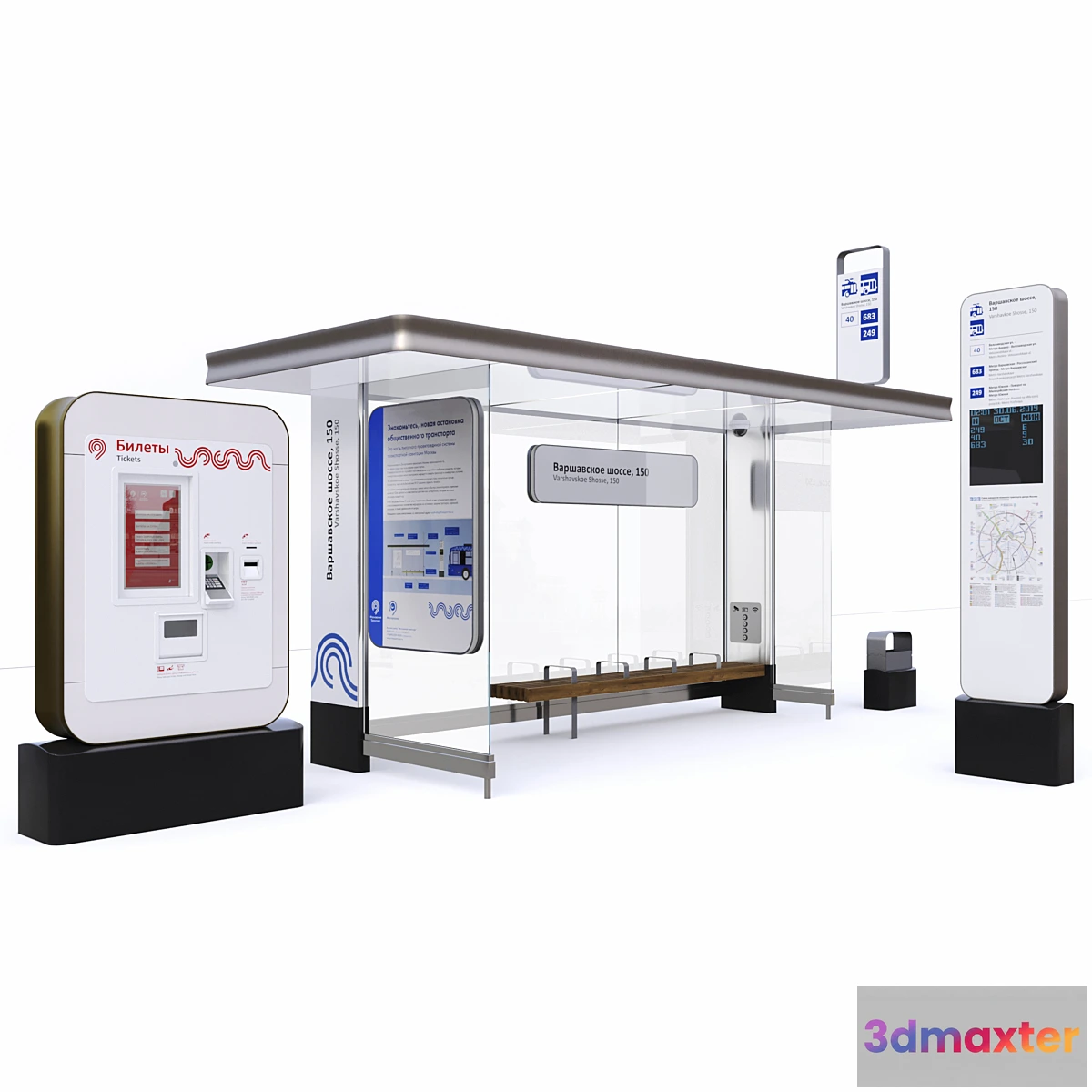 1327553 - Stopping Pavilion 3D Max