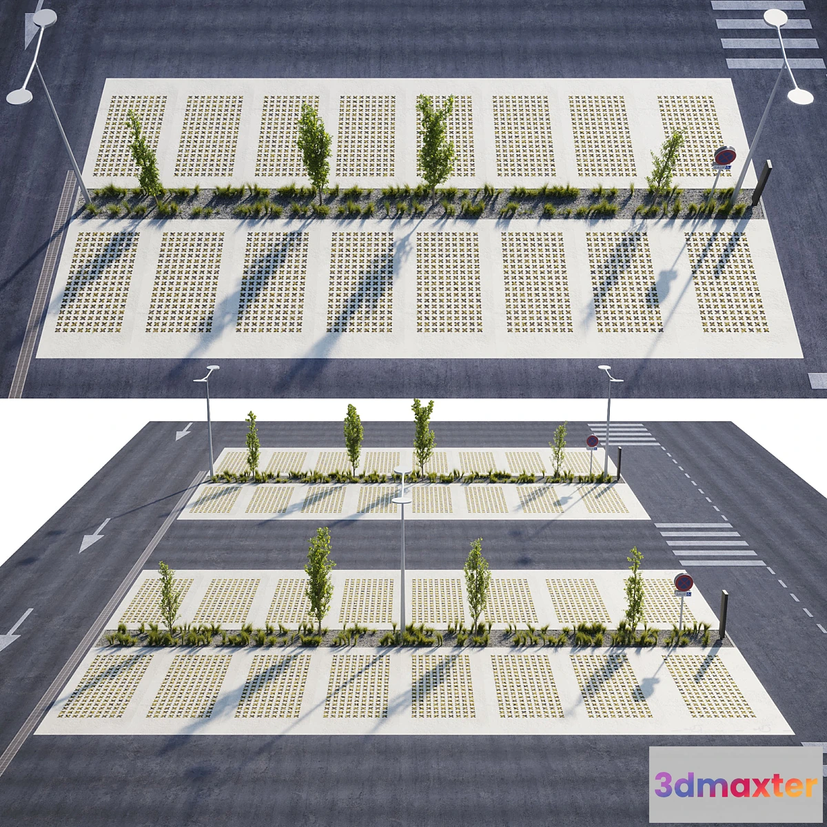 1353066 - Outdoor eco-parking 3D Max