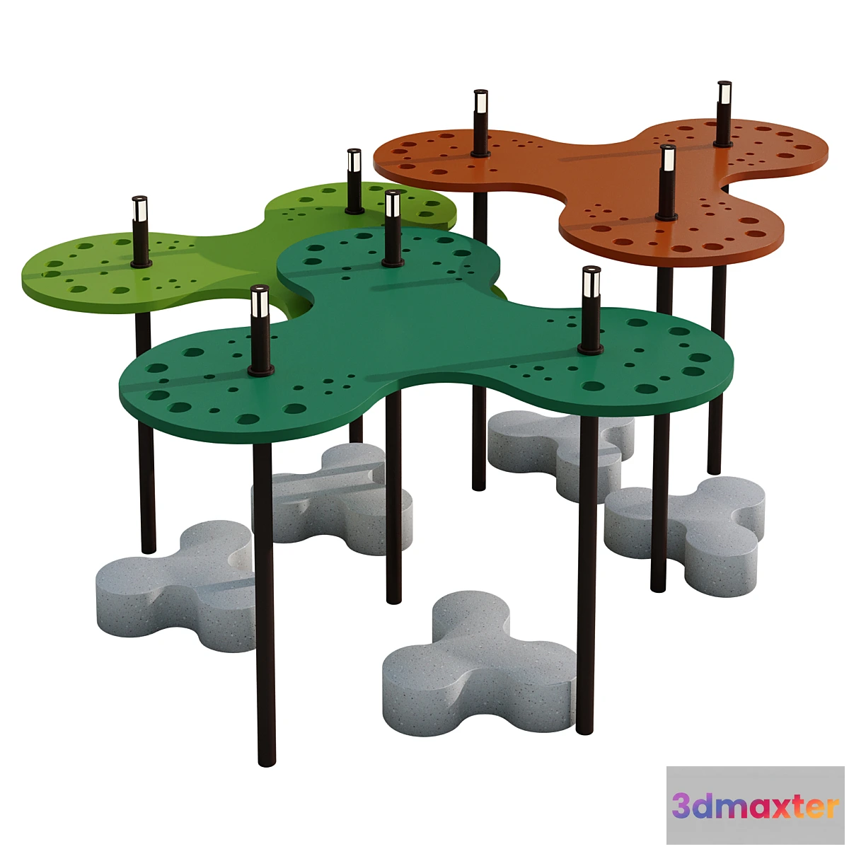 1403334 - Playground canopy 3D Max