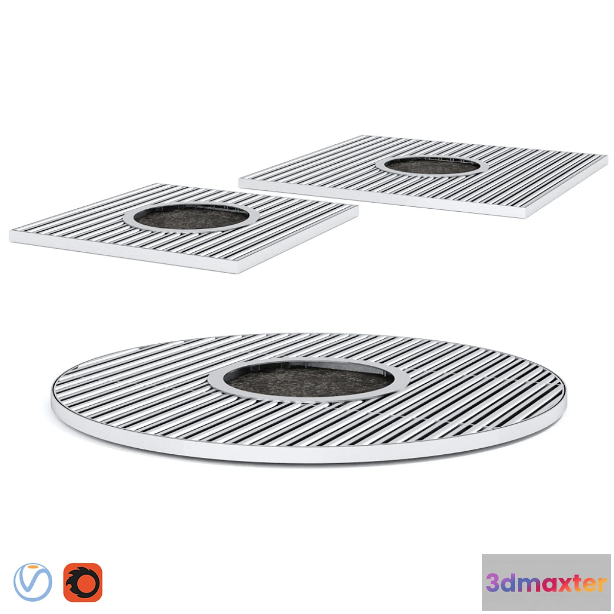 1407780 - Mmcite. Tree grates 3D Max