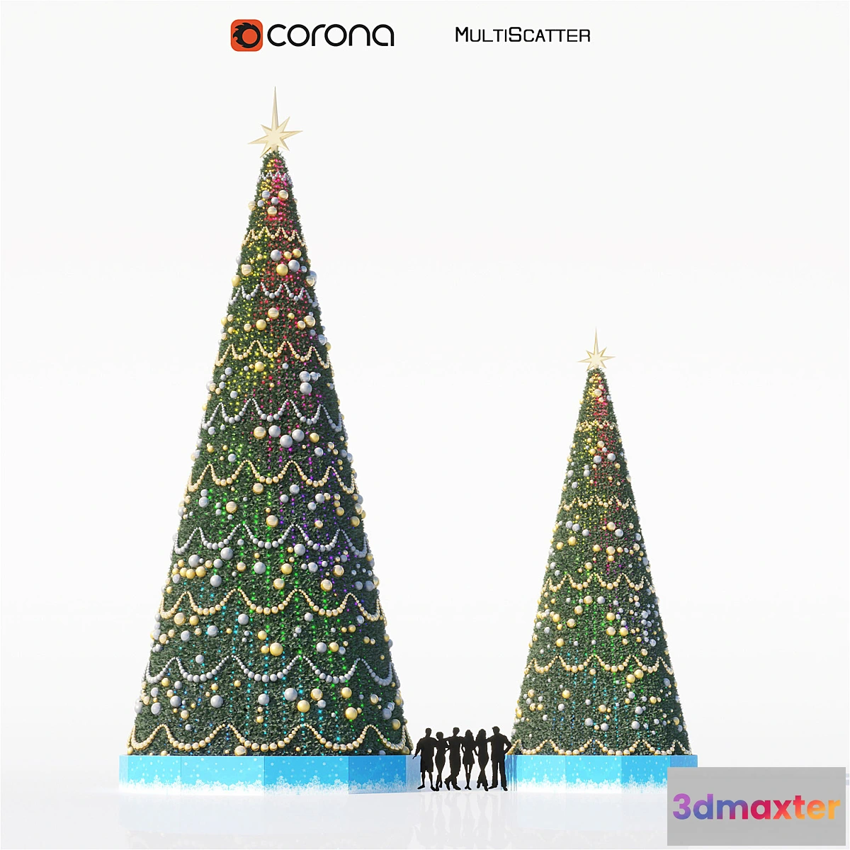 1411908 - City Christmas Tree 3D Max