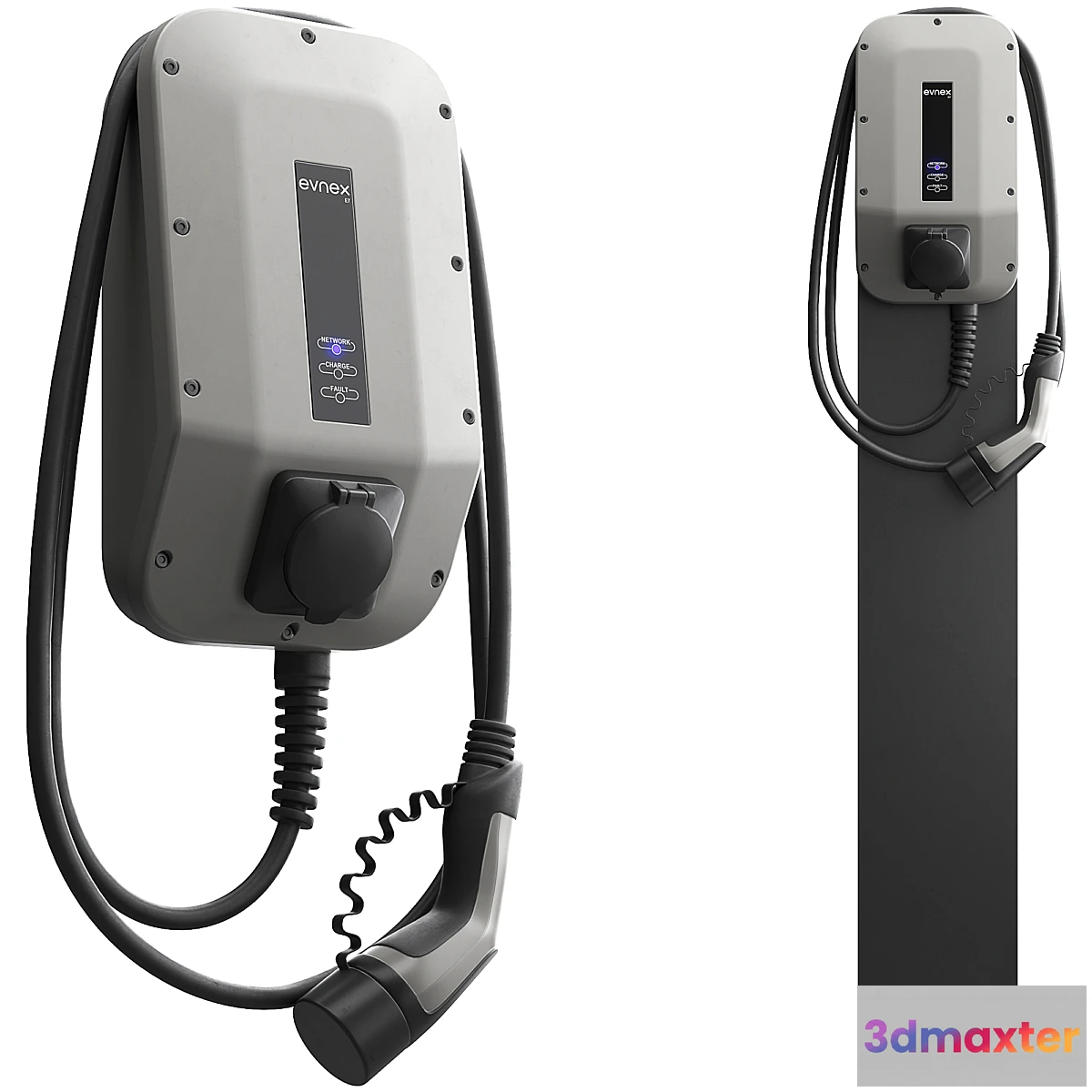 1412554 - Evnex X Series Smart Universal EV Charger 3D Max