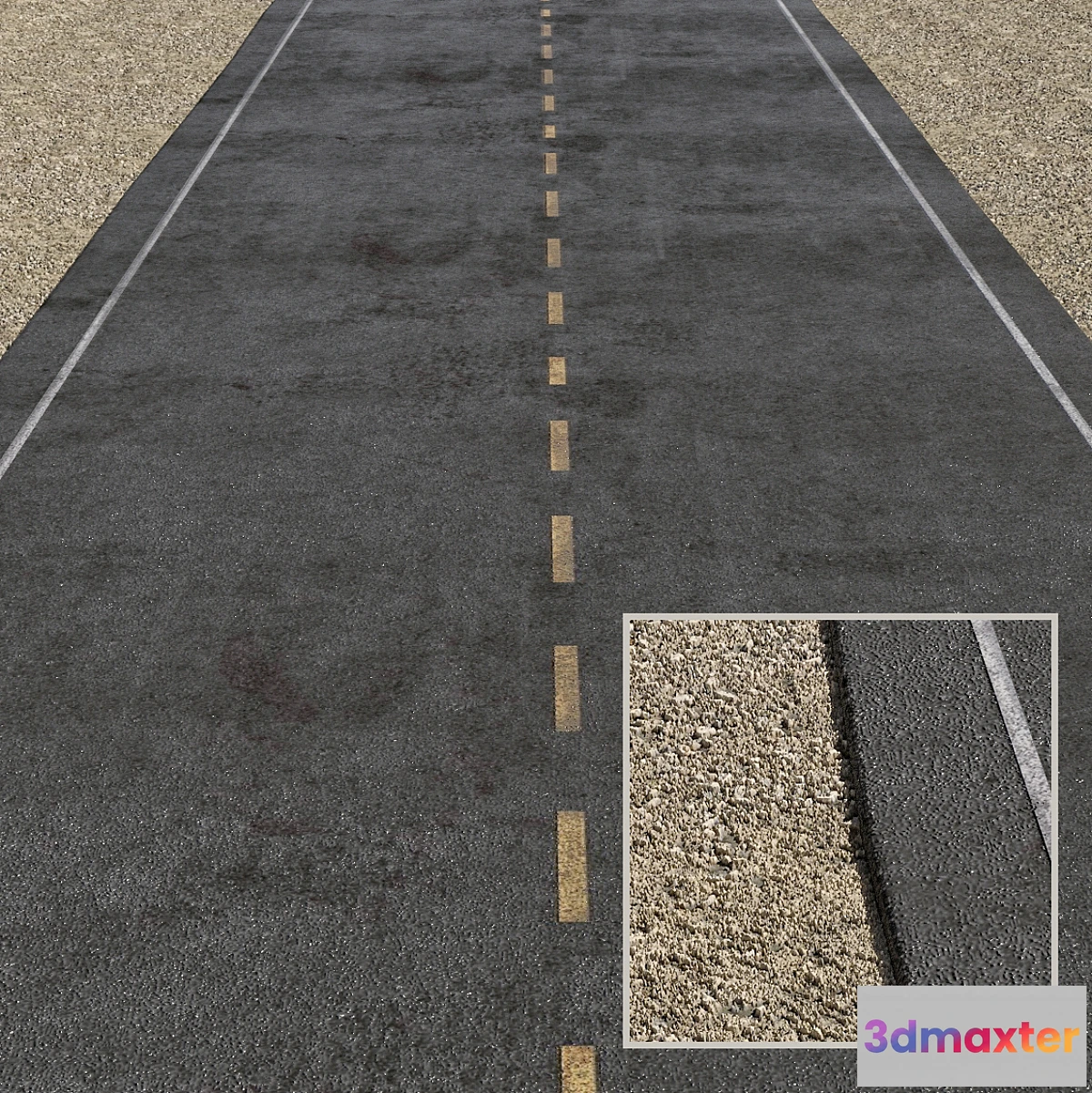 1414020 - Road asphalt 3D Max