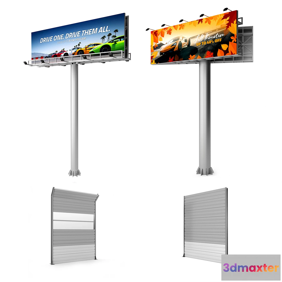 1429862 - Set for motorway no. 2 3D Max