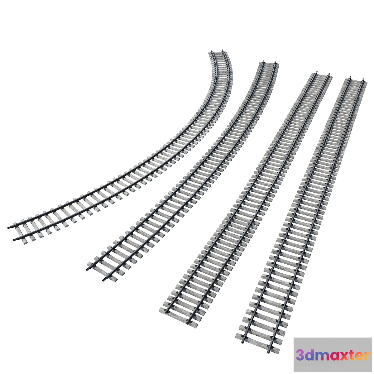 1445388 - Railway pack №1 3D Max