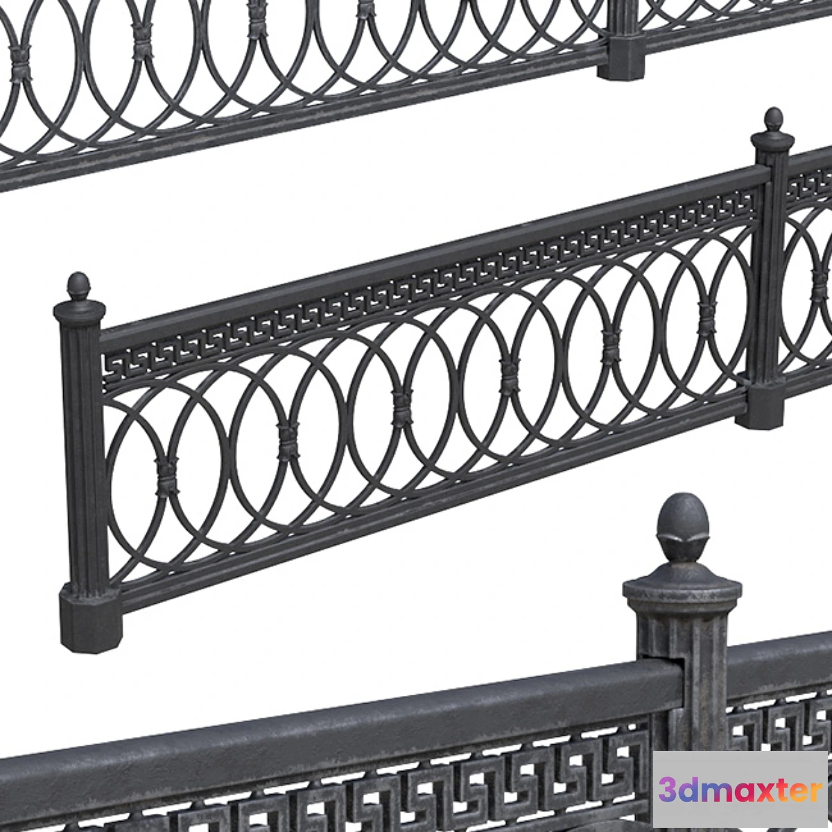 1445848 - City fence 2 3D Max