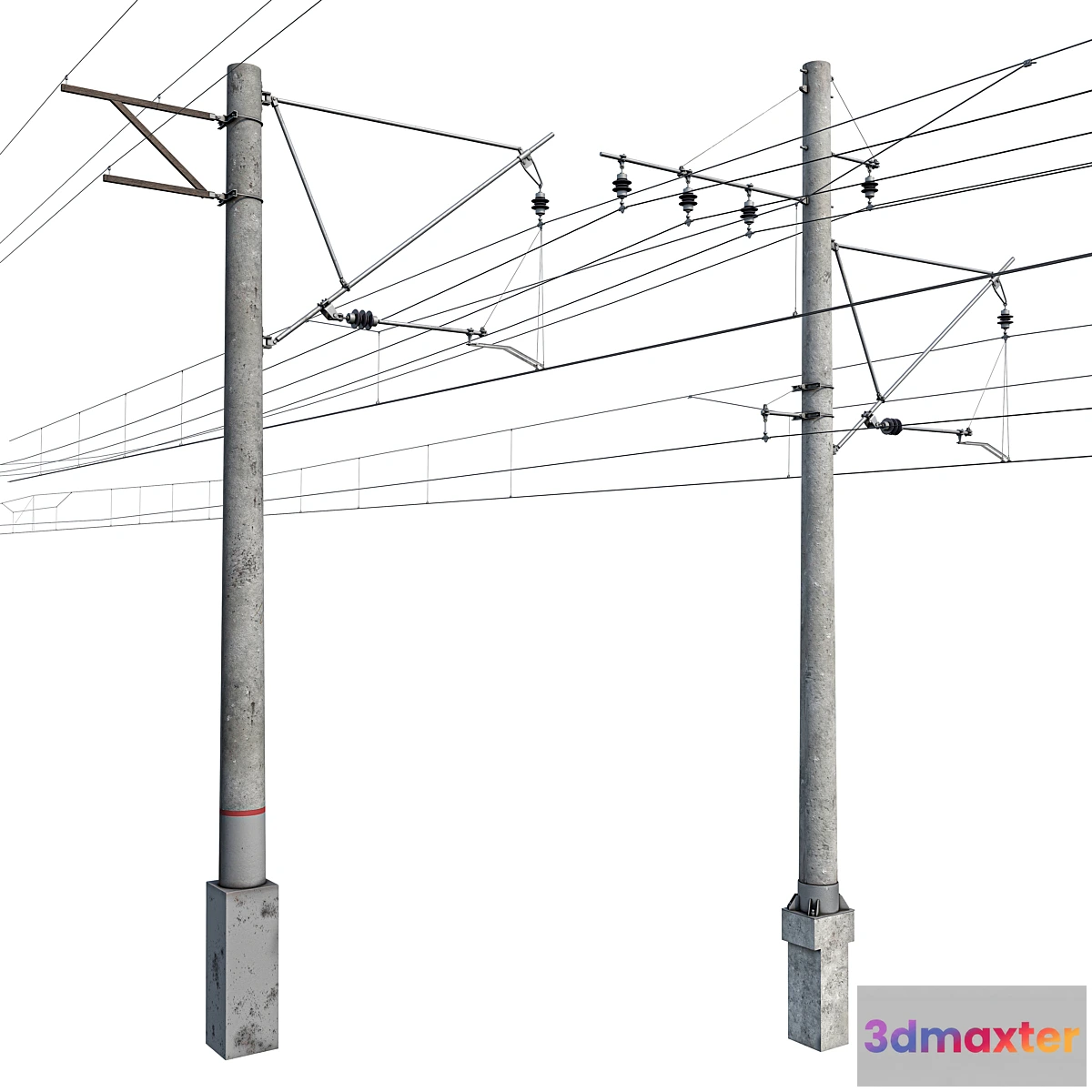1449324 - Railway contact network pack No. 2 3D Max