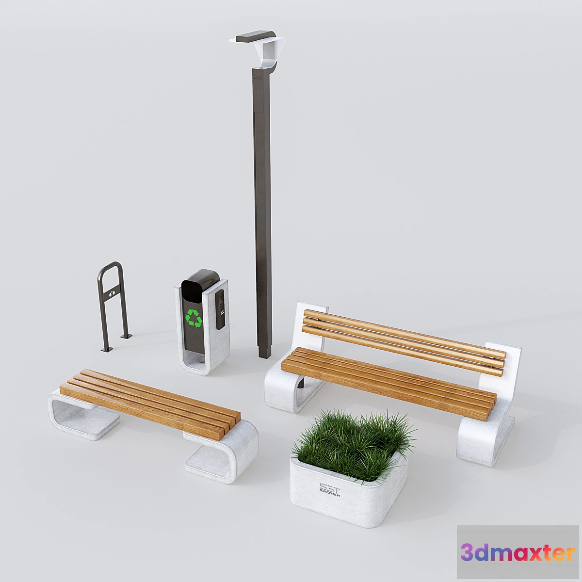 1452806 - Outdoor equipment S3T. Collection City 3D Max