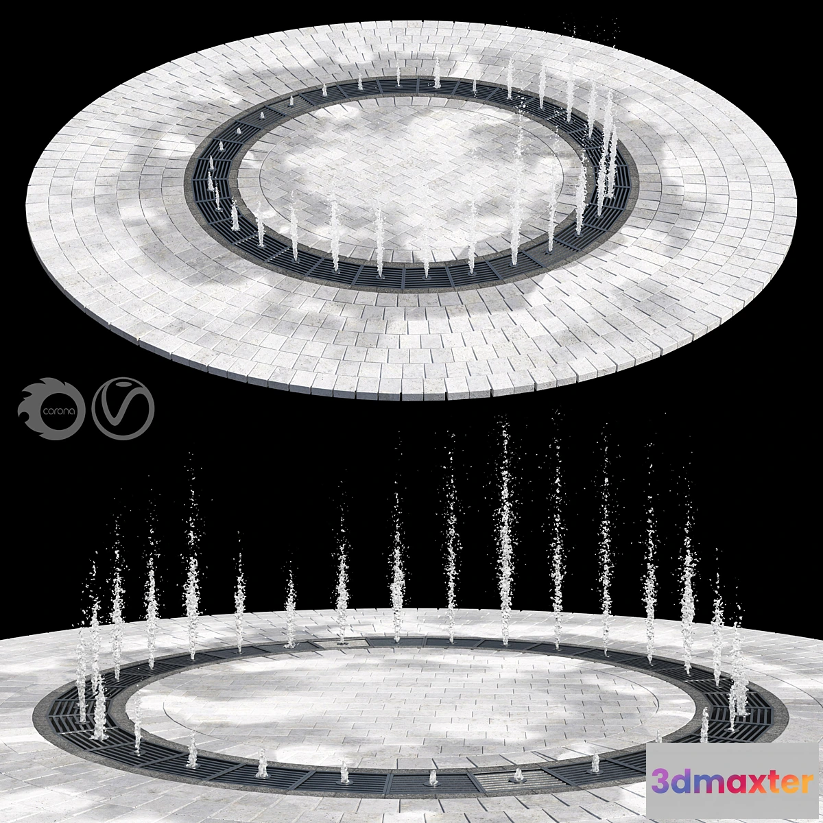 1471518 - Dry fountain 2 3D Max