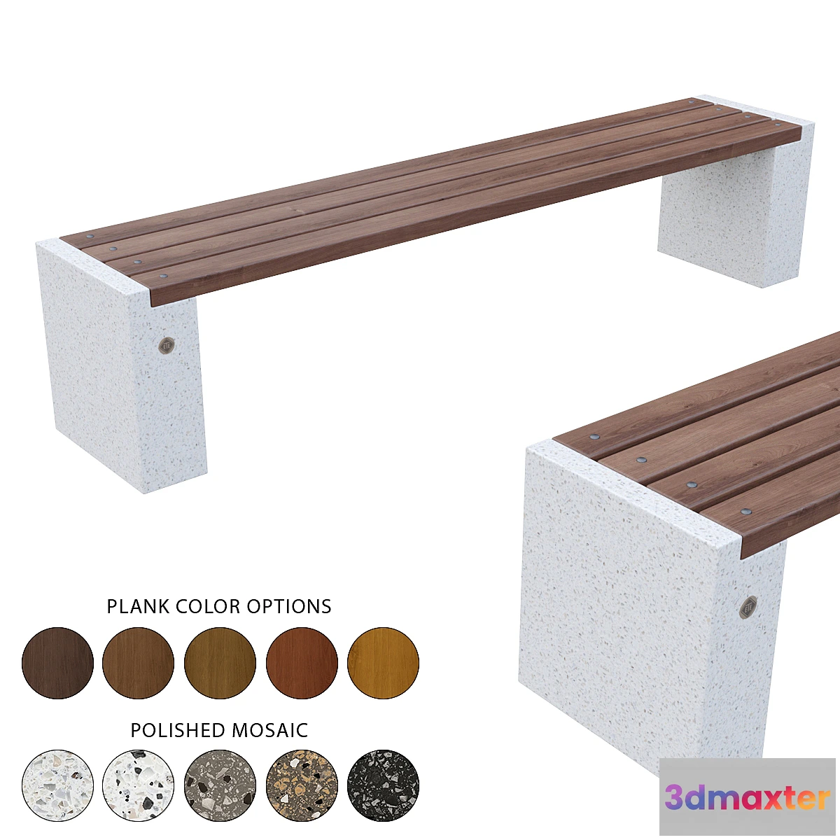 1472884 - Concrete Bench 238 3D Max