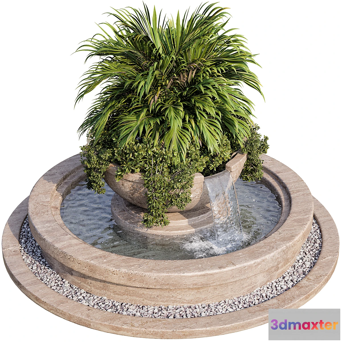 1477372 - Plant and fountain 01 3D Max